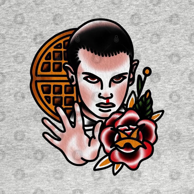 Traditional Eleven Tattoo Piece by radquoteshirts